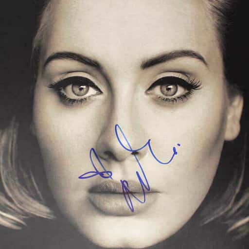 Adele-albim-25-Signed Autograph