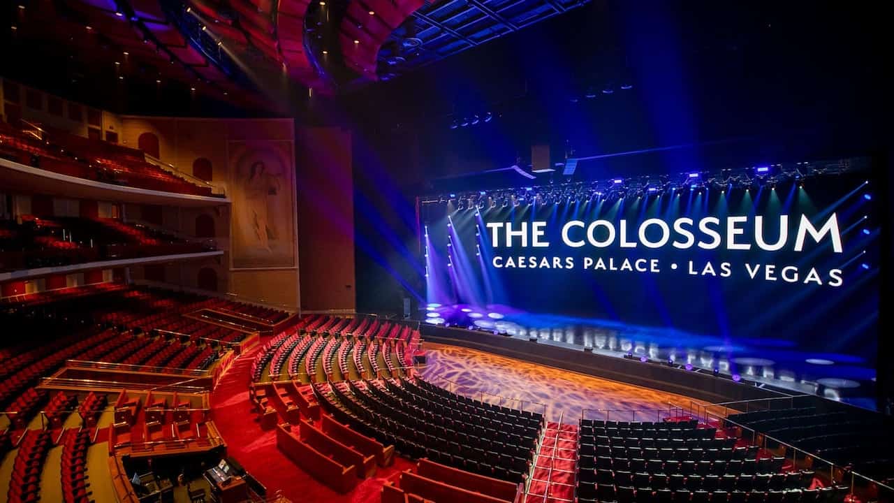 The Colosseum Theater at Caesars Palace Las Vegas